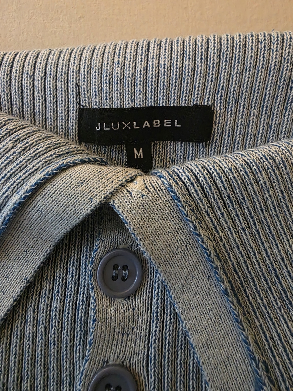 NWOT JLUXLABEL Light Blue Ribbed Knit Skirt & Body Suit - Picture 3 of 12